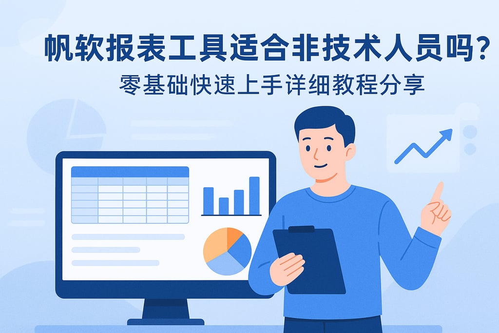 帆软报表工具适合非技术人员吗？零基础快速上手详细教程分享
