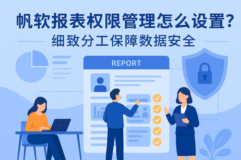 帆软报表权限管理怎么设置？细致分工保障数据安全