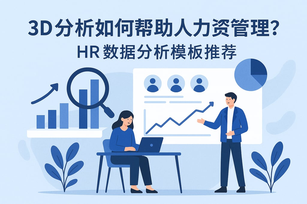 3D分析如何帮助人力资源管理？HR数据分析模板推荐