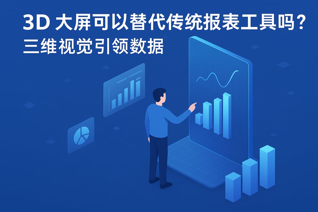 3D大屏可以替代传统报表工具吗？三维视觉引领数据创新