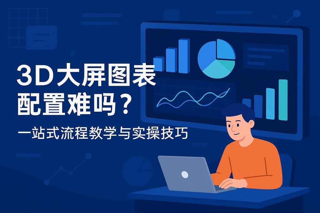 3D大屏图表配置难吗？一站式流程教学与实操技巧