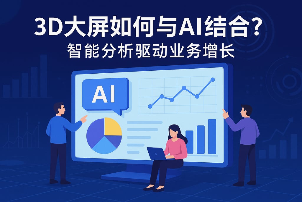 3D大屏如何与AI结合？智能分析驱动业务增长