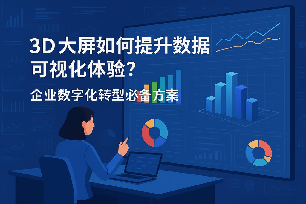 3D大屏如何提升数据可视化体验？企业数字化转型必备方案