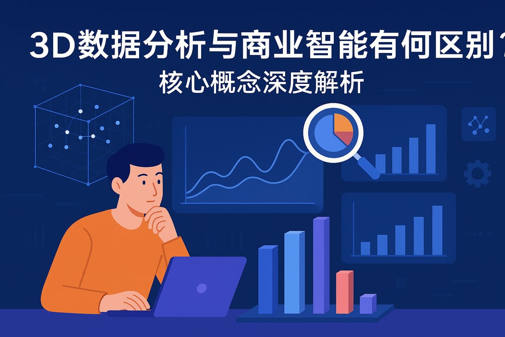 3D数据分析与商业智能有何区别？核心概念深度解析