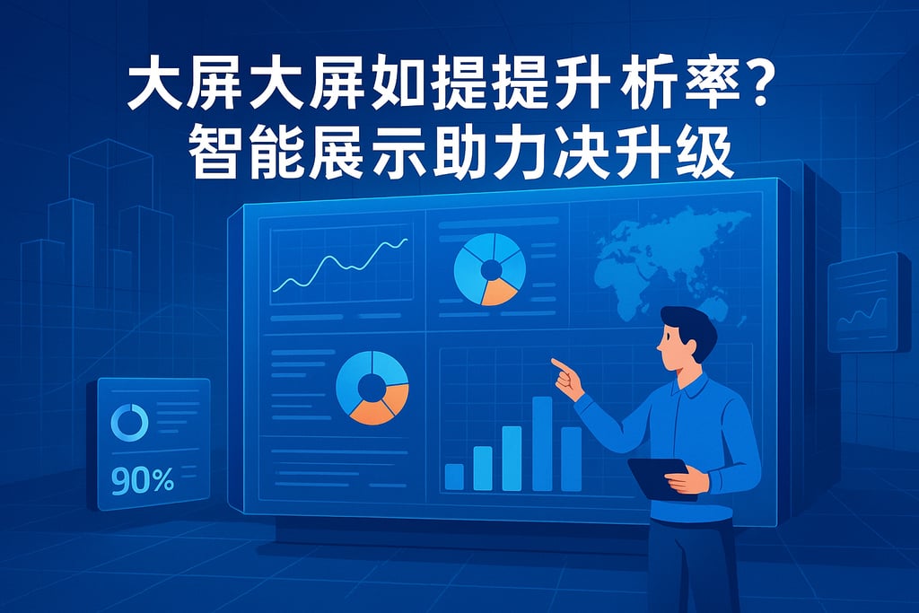 三维大屏如何提升分析效率？智能展示助力决策升级