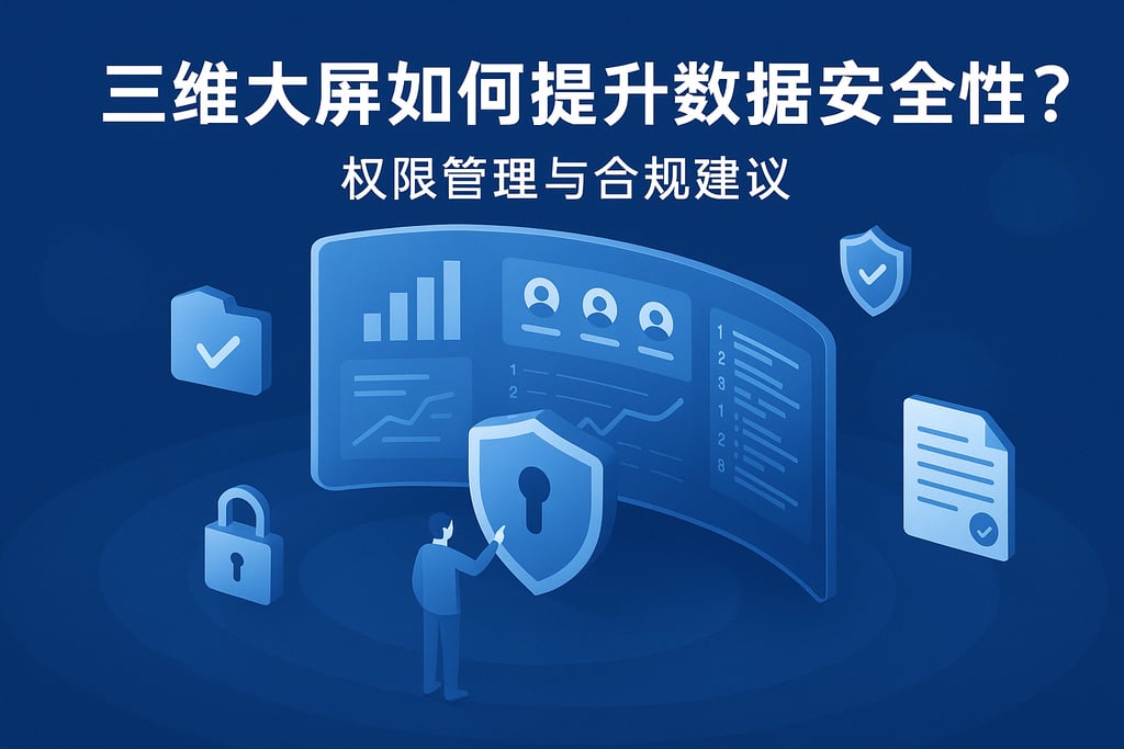三维大屏如何提升数据安全性？权限管理与合规建议
