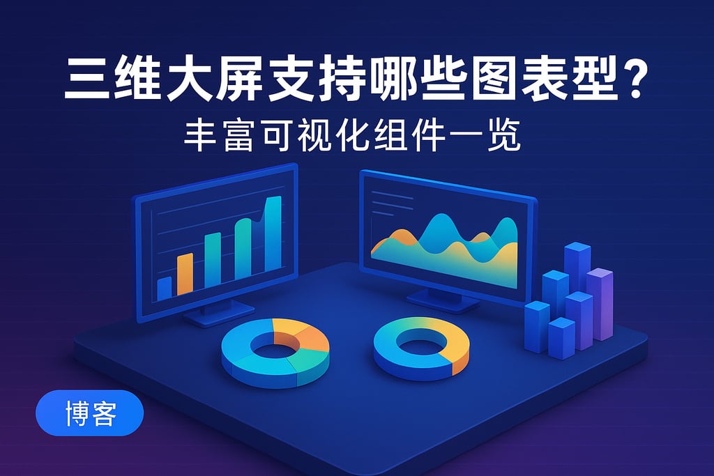 三维大屏支持哪些图表类型？丰富可视化组件一览