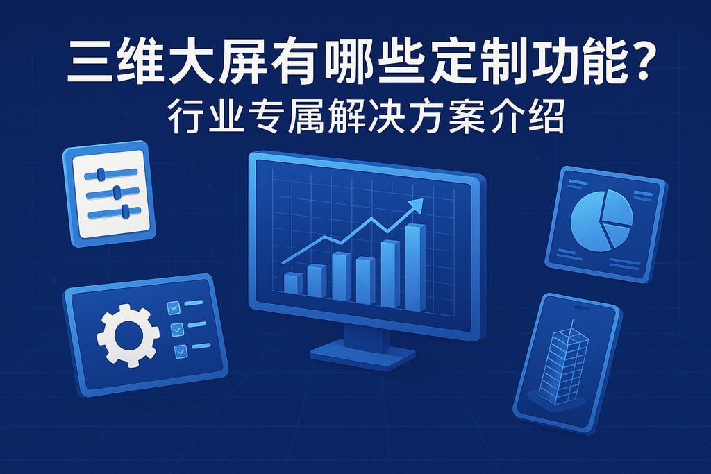 三维大屏有哪些定制功能？行业专属解决方案介绍