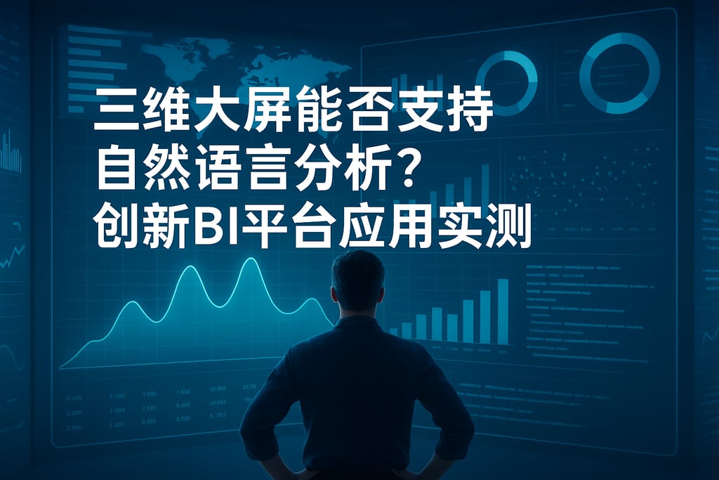 三维大屏能否支持自然语言分析？创新BI平台应用实测
