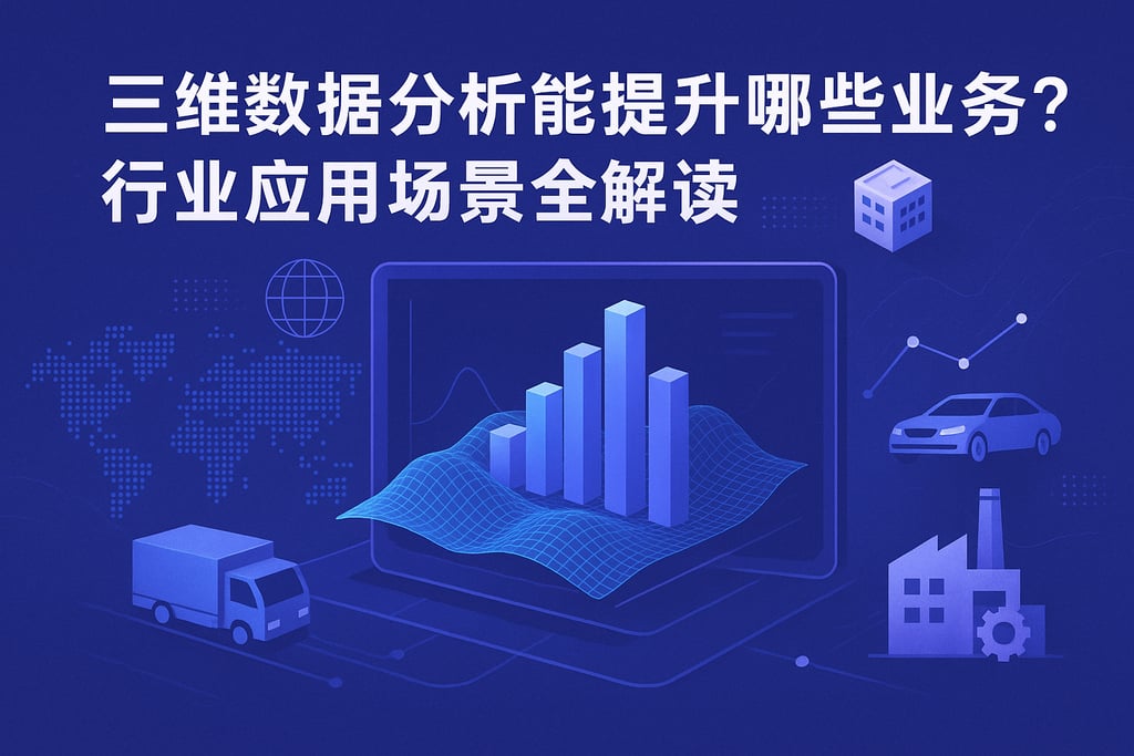 三维数据分析能提升哪些业务？行业应用场景全解读