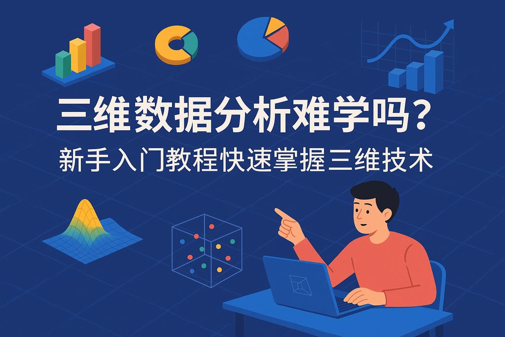 三维数据分析难学吗？新手入门教程快速掌握三维技术