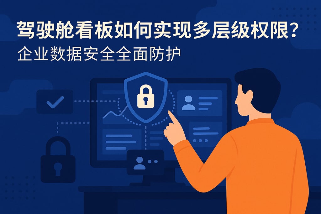 驾驶舱看板如何实现多层级权限？企业数据安全全面防护