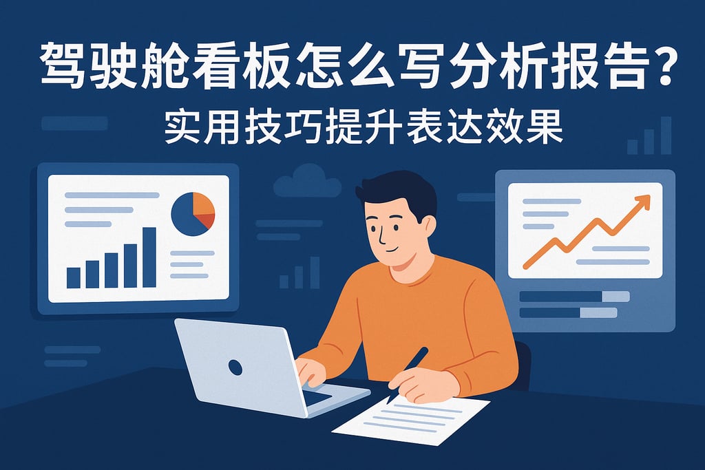 驾驶舱看板怎么写分析报告？实用技巧提升表达效果