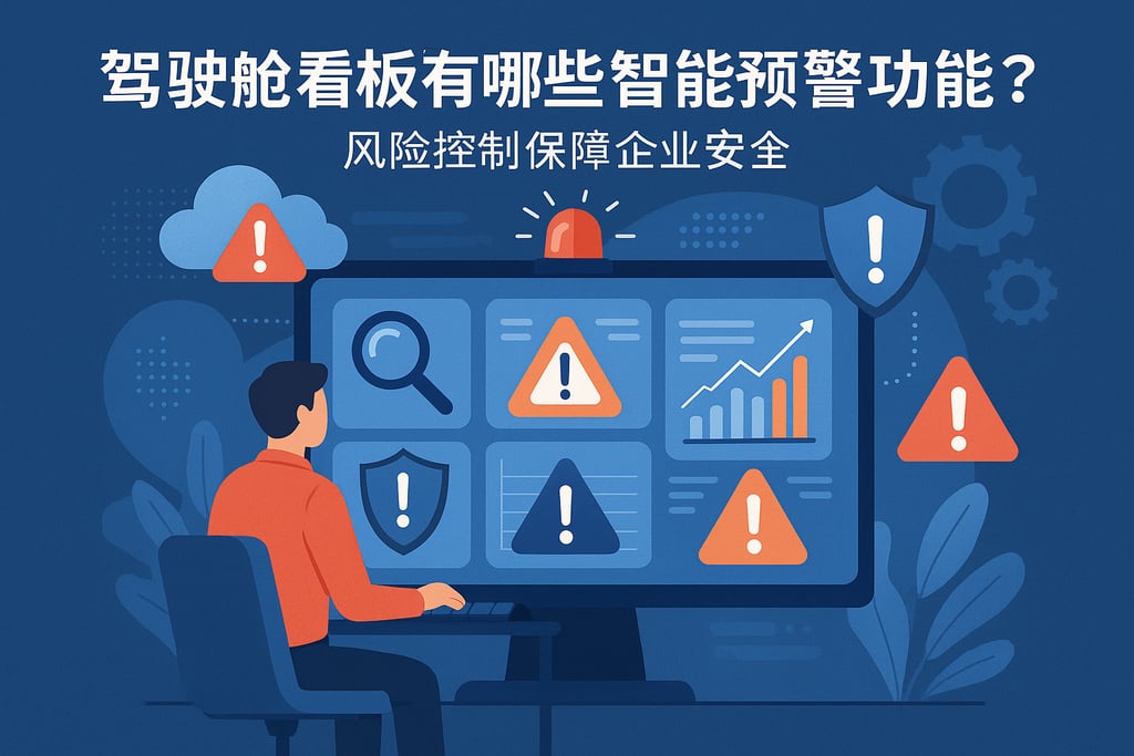 驾驶舱看板有哪些智能预警功能？风险控制保障企业安全