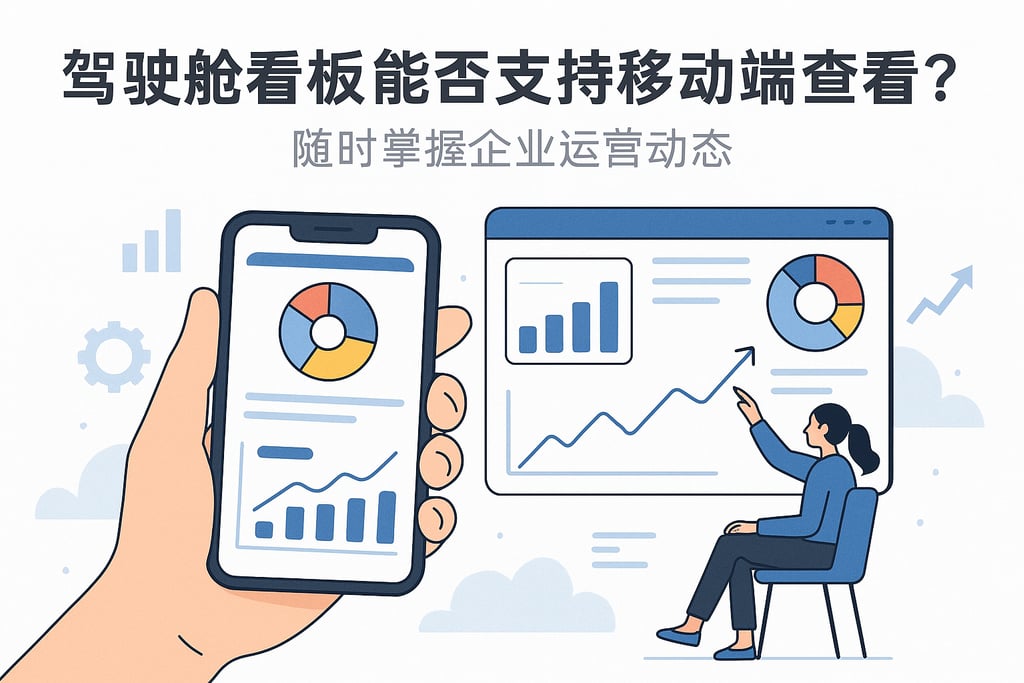驾驶舱看板能否支持移动端查看？随时掌握企业运营动态
