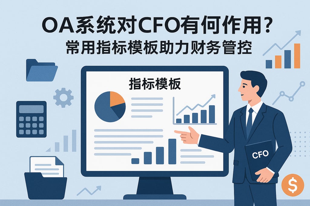 OA系统对CFO有何作用？常用指标模板助力财务管控
