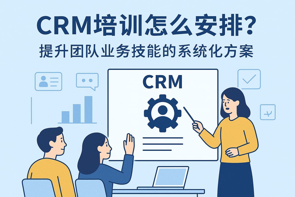 CRM培训怎么安排？提升团队业务技能的系统化方案