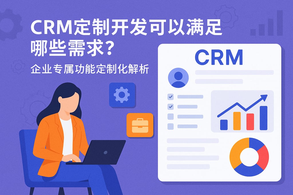 CRM定制开发可以满足哪些需求？企业专属功能定制化解析