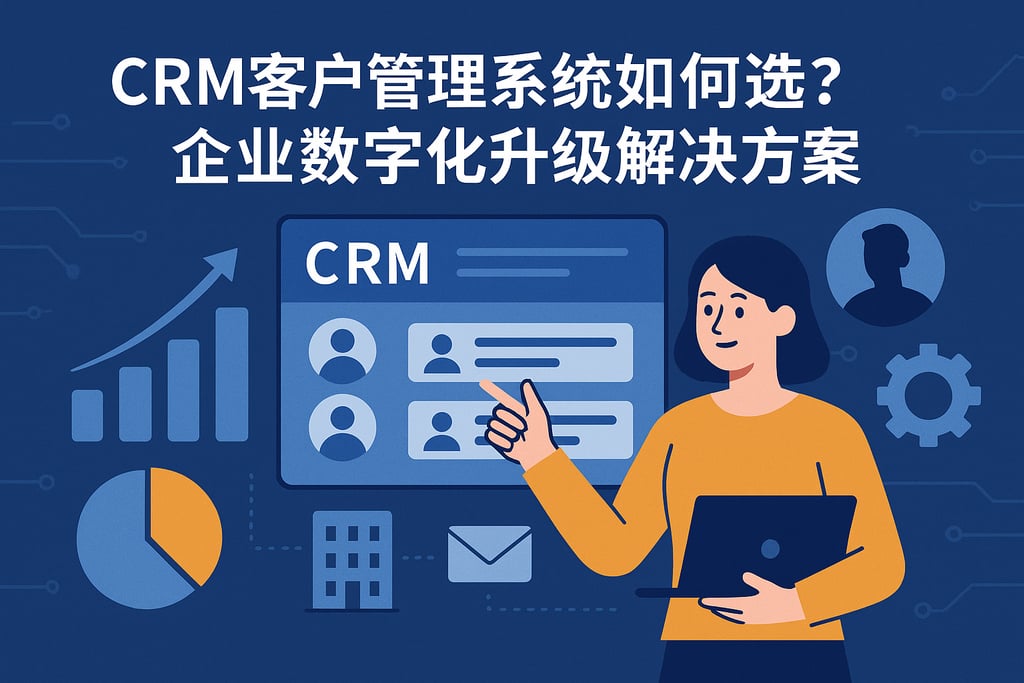 CRM客户管理系统如何选？企业数字化升级解决方案