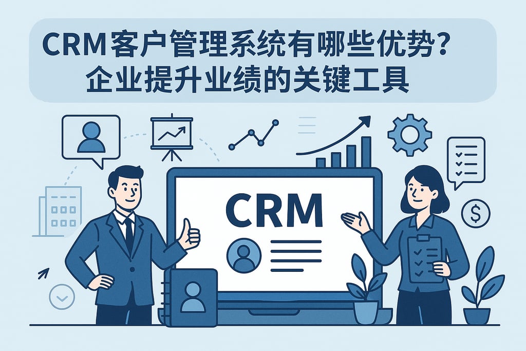 CRM客户管理系统有哪些优势？企业提升业绩的关键工具