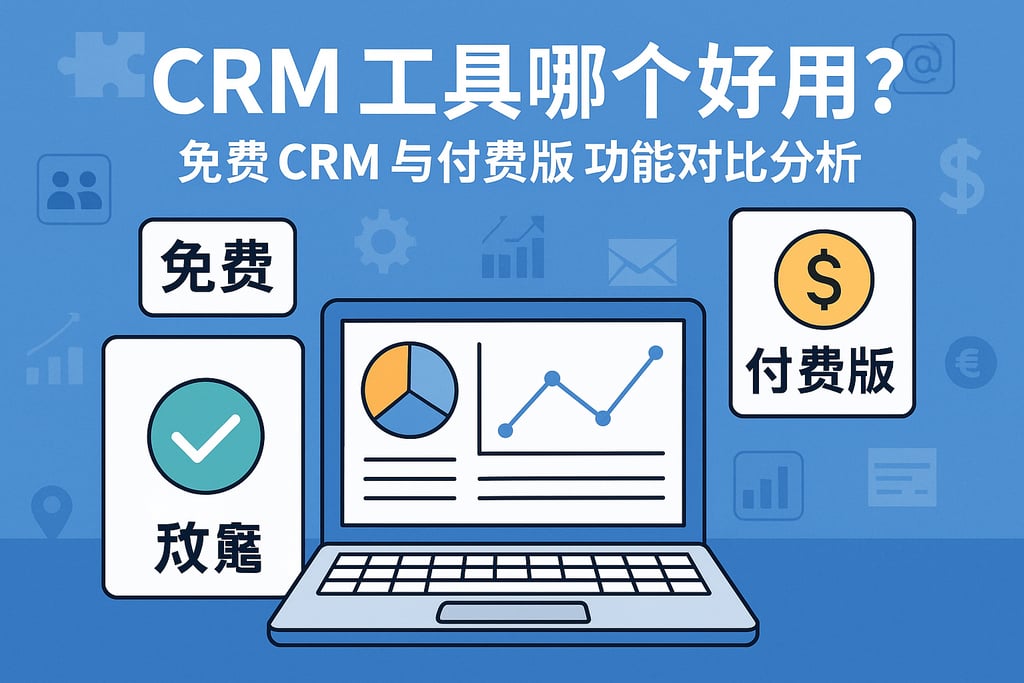 CRM工具哪个好用？免费CRM与付费版功能对比分析