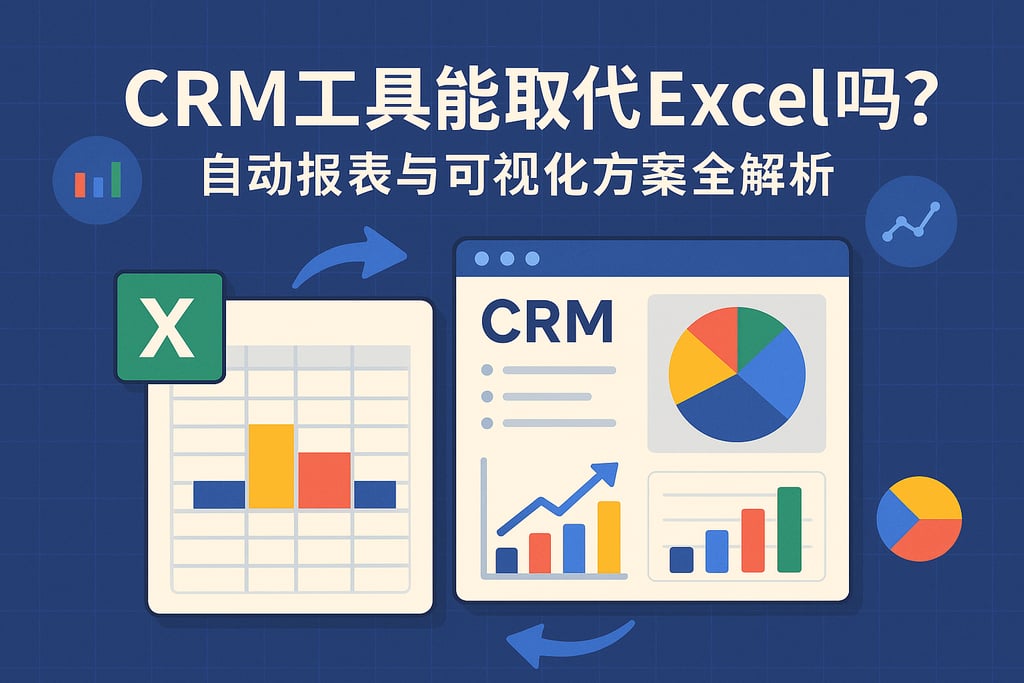 CRM工具能取代Excel吗？自动报表与可视化方案全解析