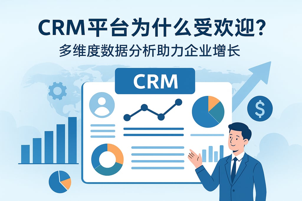 CRM平台为什么受欢迎？多维度数据分析助力企业增长