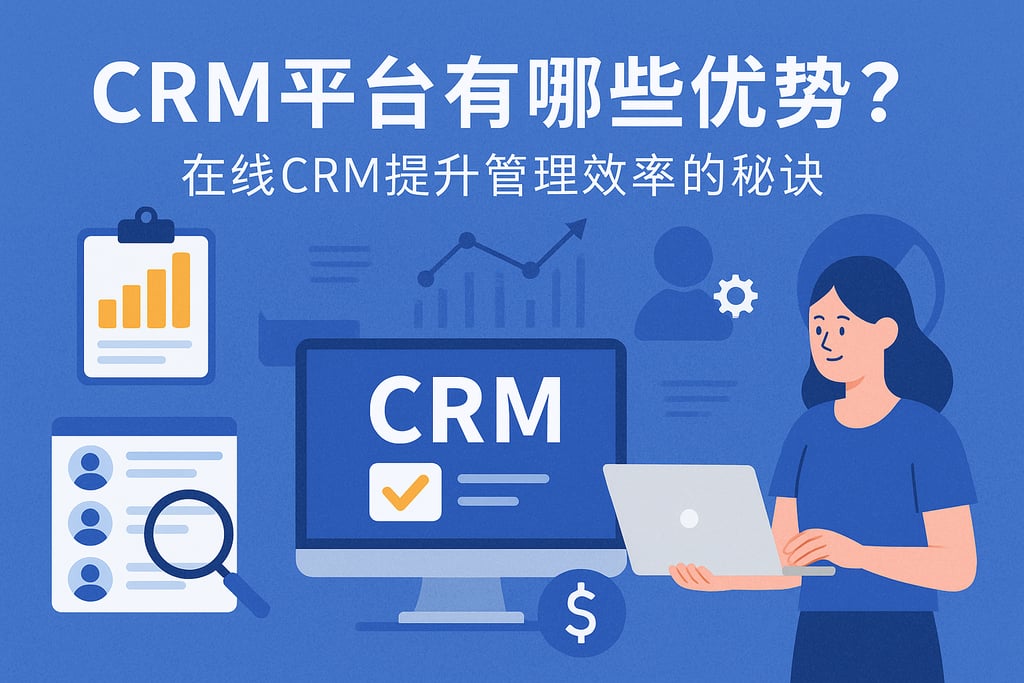 CRM平台有哪些优势？在线CRM提升管理效率的秘诀