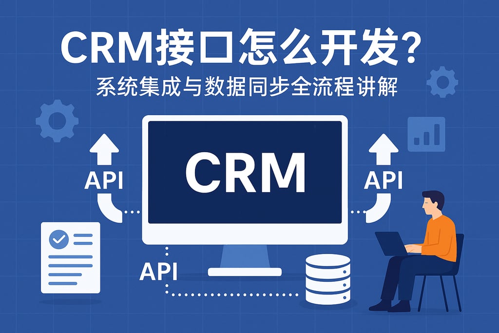 CRM接口怎么开发？系统集成与数据同步全流程讲解