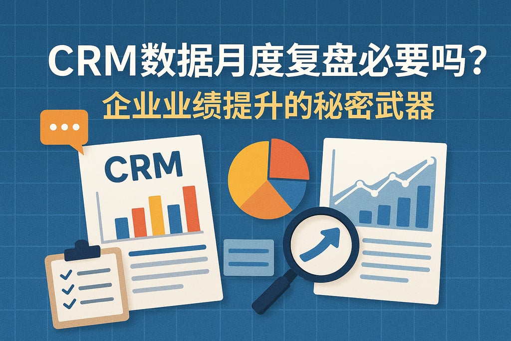 CRM数据月度复盘必要吗？企业业绩提升的秘密武器