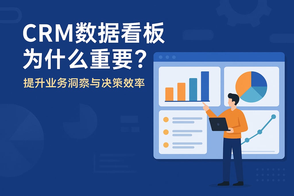 CRM数据看板为什么重要？提升业务洞察与决策效率