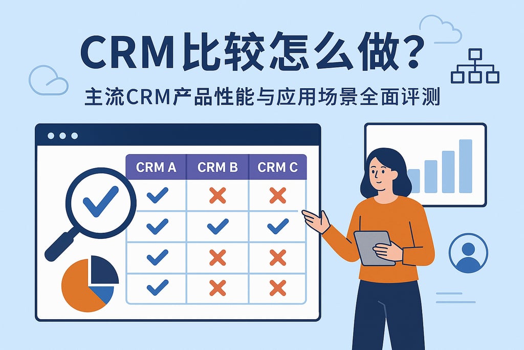 CRM比较怎么做？主流CRM产品性能与应用场景全面评测