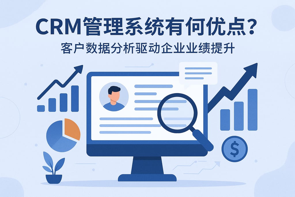 CRM管理系统有何优点？客户数据分析驱动企业业绩提升