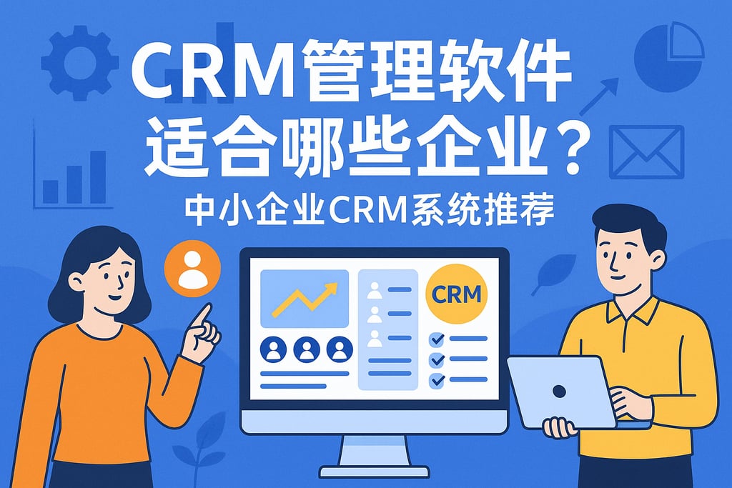 CRM管理软件适合哪些企业？中小企业CRM系统推荐