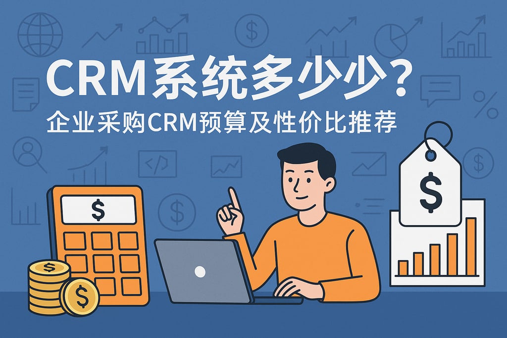 CRM系统多少钱？企业采购CRM预算及性价比推荐