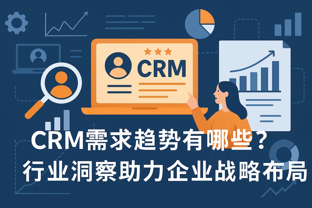 CRM需求趋势有哪些？行业洞察助力企业战略布局