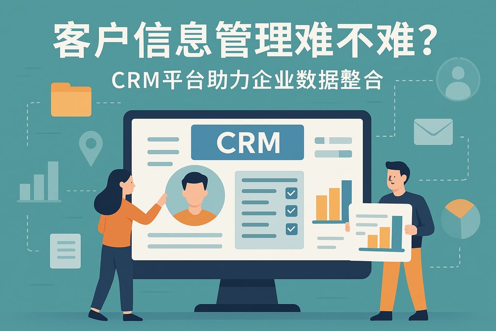 客户信息管理难不难？CRM平台助力企业数据整合