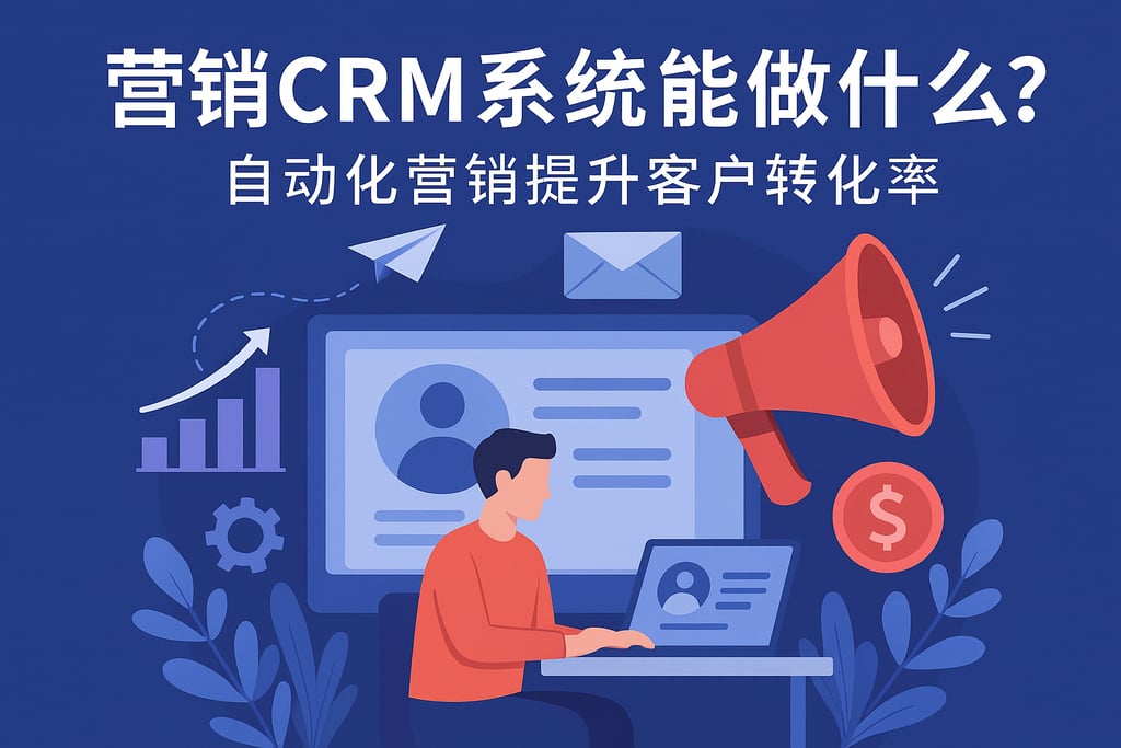 营销CRM系统能做什么？自动化营销提升客户转化率