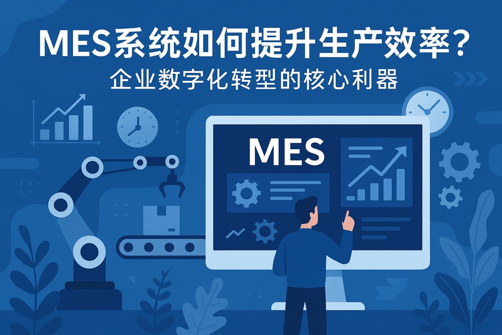 MES系统如何提升生产效率？企业数字化转型的核心利器