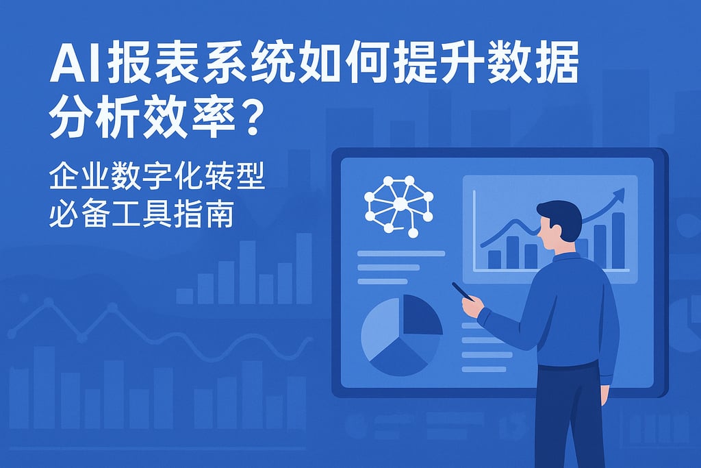 AI报表系统如何提升数据分析效率？企业数字化转型必备工具指南