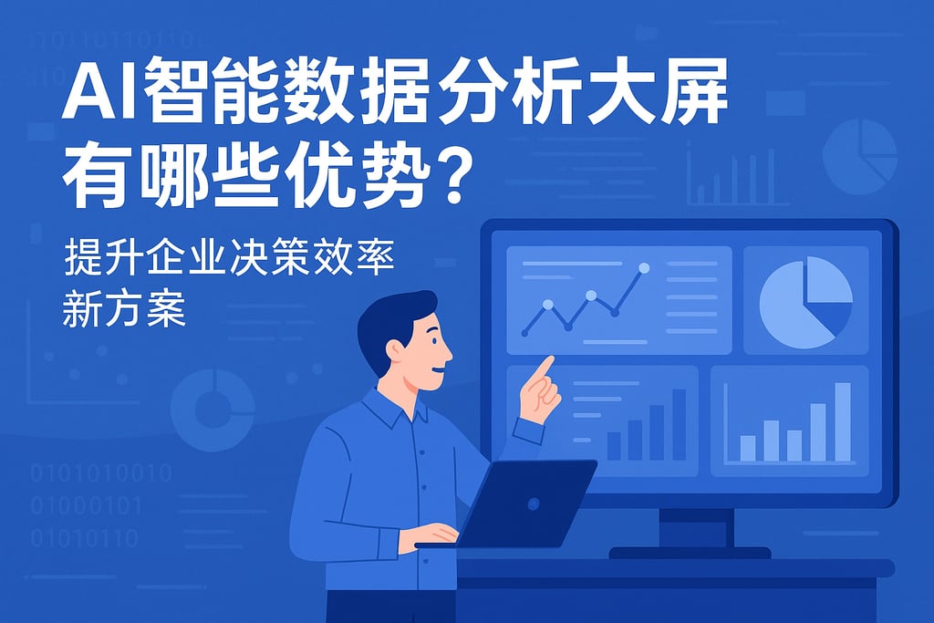 AI智能数据分析大屏有哪些优势？提升企业决策效率新方案