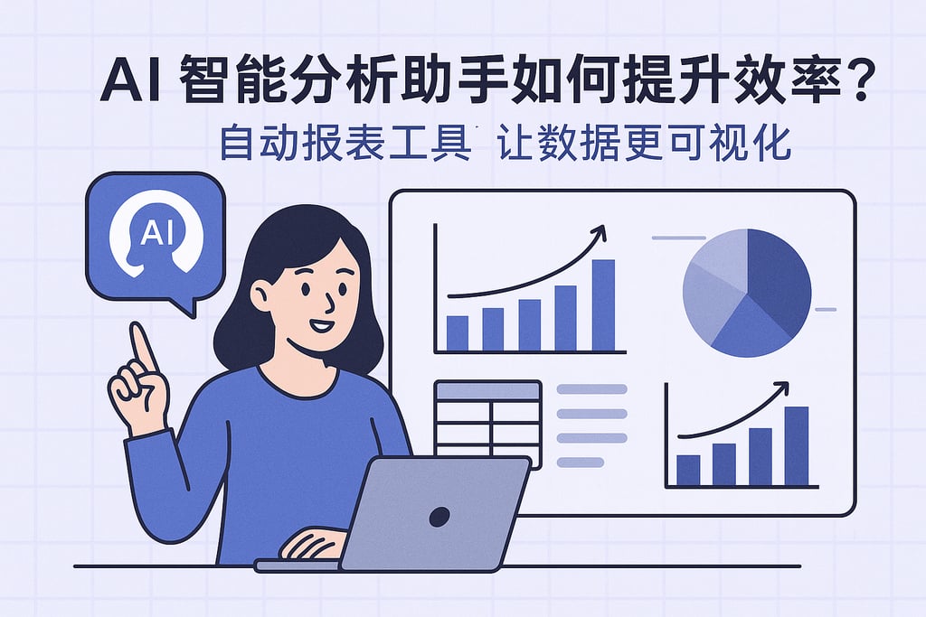 ai智能分析助手如何提升效率？自动报表工具让数据更可视化