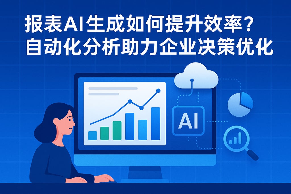 报表ai生成如何提升效率？自动化分析助力企业决策优化