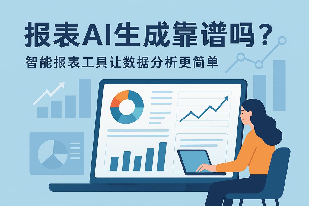 报表ai生成靠谱吗？智能报表工具让数据分析更简单