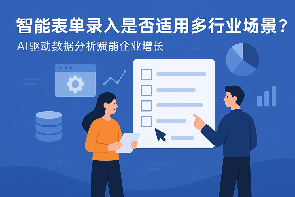 智能表单录入是否适用于多行业场景？AI驱动数据分析赋能企业增长