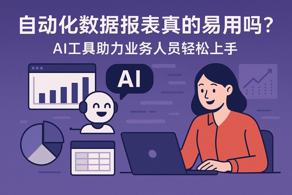 自动化数据报表真的易用吗？AI工具助力业务人员轻松上手
