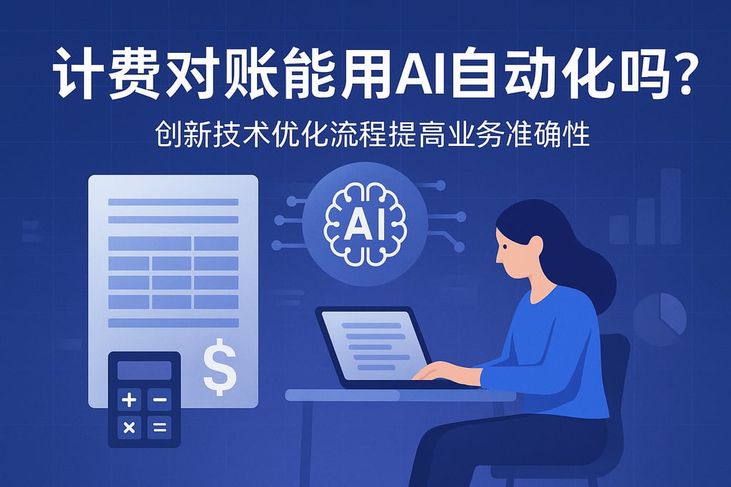 计费对账能用AI自动化吗？创新技术优化流程提高业务准确性