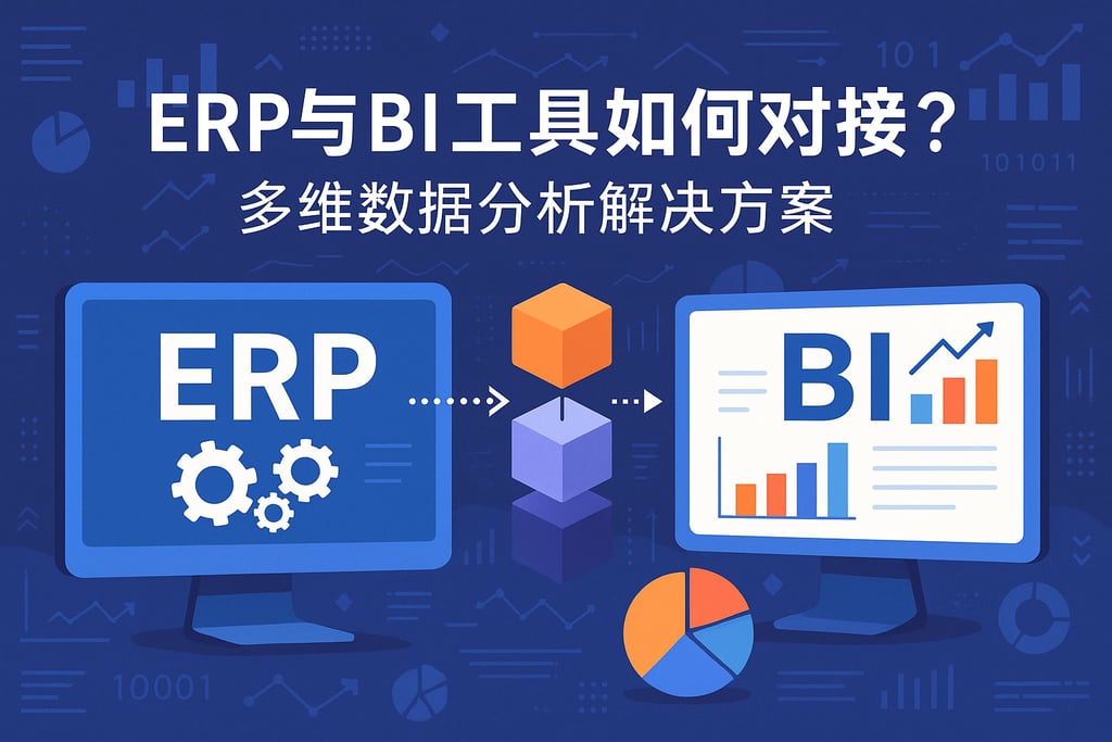 ERP与BI工具如何对接？多维数据分析解决方案