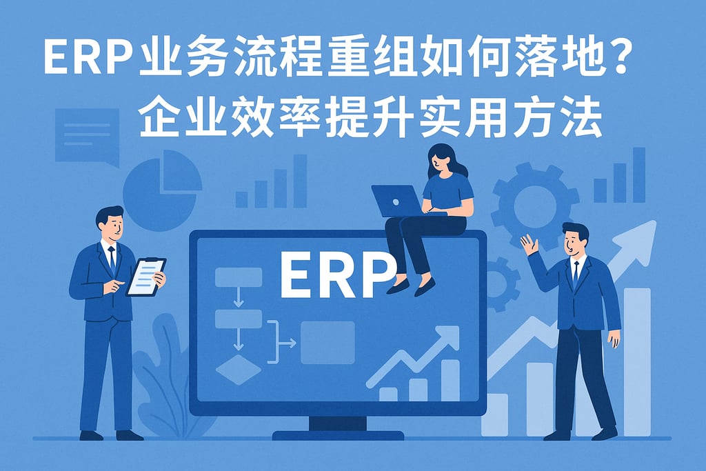 ERP业务流程重组如何落地？企业效率提升实用方法