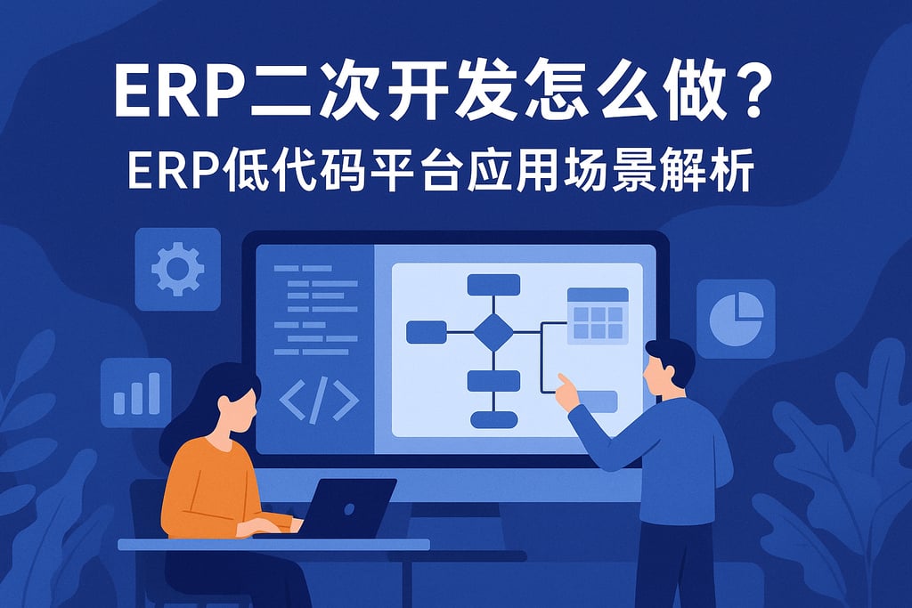 ERP二次开发怎么做？ERP低代码平台应用场景解析